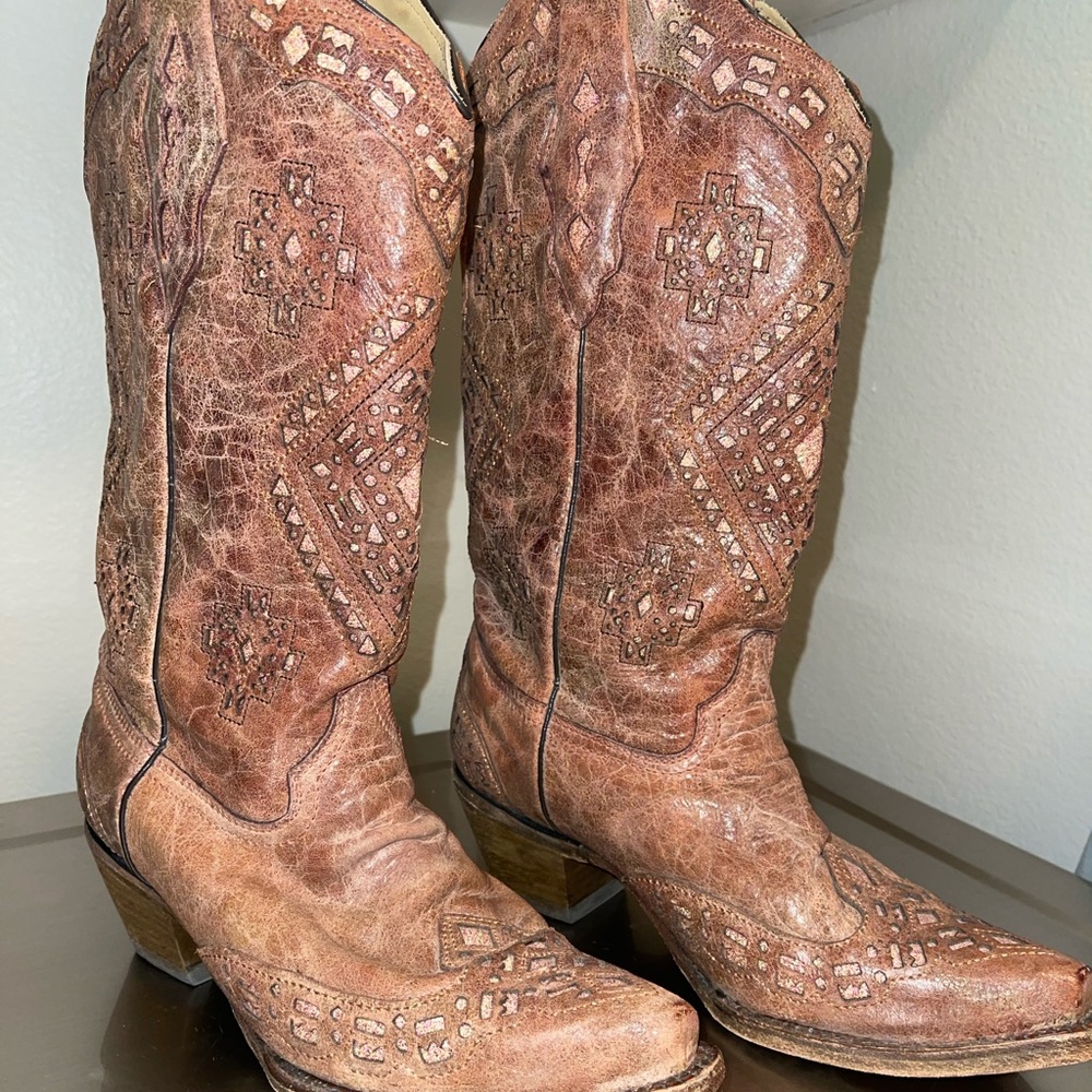 Corral Glitter Cowboy Boots